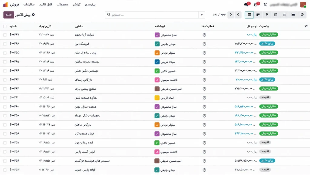 پیش فاکتور | اطلس